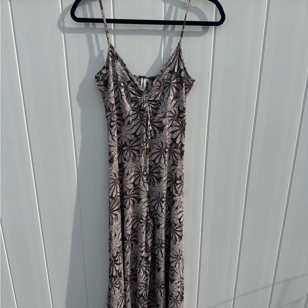 Floral Spaghetti Strap Maxi Dress
